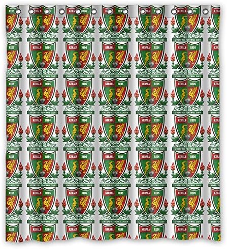 Hanging Liverpool Comfortable Polyester Shower Curtain Size 72x72 inch / 180x180 cm