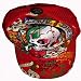 Don Ed Hardy Hat Cap Red Brad w/ Rhinestones