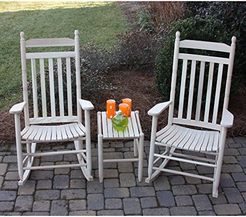 Dixie Seating Company 3 pc. Rocking Chair Set with Side Table -