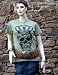 Shortsleeves Shirt! BIG SKULL CROWN, Gothic, PUNK PIRAT S 045