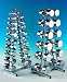 Chrome Dumbells 12.5-25kg (6pairs)