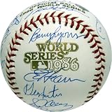 1986 New York Mets Team Signed 1986 Gold World Series Baseball