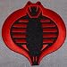 Search : G.I. JOE Cobra Red & Black Logo Embroidered PATCH