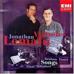 Songs by Brahms, Faur�, Finzi et al