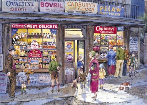 Childrens Toyshop  Used : Gibsons Puzzle - The Corner Shop - 500 Piece Jigsaw