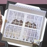 Heirloom - Sheer Swag 70 x 45 , Ecru
