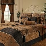 Review KingLinen  / 7Pc Queen Patchwork Chenille Comforter Set Bed in a Bag