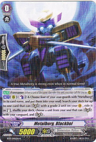 Cardfight!! Vanguard TCG - Metalborg, Blackboi (BT17/042EN) - Booster Set 17: Blazing Perdition ver.E