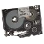 Brother 26.2-Foot Black on White 1/2-Inch Labeling Tape (TZ231)