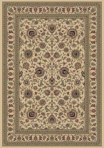 Nubrisa Davinci Kashan 69 Ivory Scatter 2' 0" X 3' 7" Traditional Area Rug