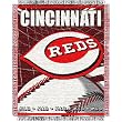 Cincinnati Reds MLB Triple Woven Jacquard Throw (MLB Series) (48x60")"
