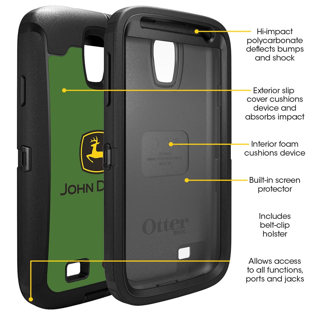 OtterBox Defender Series for Samsung GALAXY S 4 Retail Packaging Black/Black