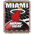 Miami Heat NBA Triple Woven Jacquard Throw (019 Series) (48x60")"
