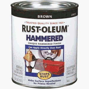 Tools: RUST OLEUM 239073 QT BRN Hammer Paint
