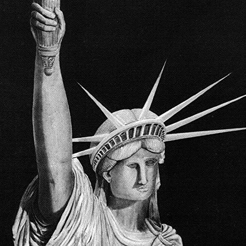 Statue of Liberty NYC Poster Print (8"x10") - Krikko Obbott Perspective Pencil Drawing Artist