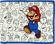 Mens Bioworld Nintendo Super Mario Bros. Mario with Enemies Bifold Wallet
