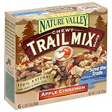 Nature Valley Trail Mix Bars, Apple Cinnamon, 7.4-Ounce Boxes (Pack of 12)