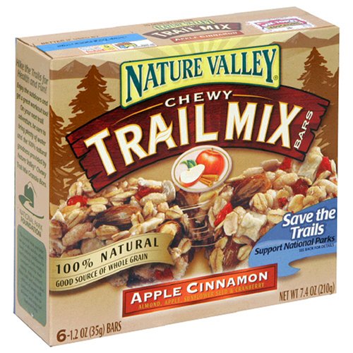 Nature Valley Trail Mix Bars, Apple Cinnamon, 7.4-Ounce Boxes (Pack of 12) by Nature Valley