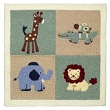 Tiddliwinks Sage Jungle Rug
