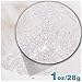 1oz = 28g Plastic Microbeads Nohole 0.6mm Transparent Crystal Clear