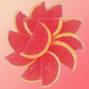 Fruit Slices Pink Grapefruit by The Candy Depot