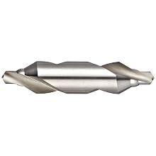 Magafor 145 Series High Speed Steel Combined Drill and Countersink, Uncoated (Bright) Finish, Plain with Bulge Style, 60 Degrees