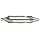 Magafor 145 Series High Speed Steel Combined Drill and Countersink, Uncoated (Bright) Finish, Plain with Bulge Style, 60 Degrees