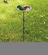 Delightful Ladybug Stake Bird Feeder