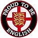 Proud To Be English Embroidered Patch England Flag Iron-On UK British Coat Arms