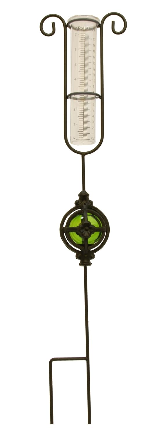 Toland Home Garden 218175 Garden Delights Rain Gauge , New, Free Shipping