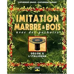 Imitation marbre et bois avec des pochoirs : D�cor � l'italienne
