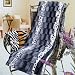 Blancho Bedding - [Leopard Cat] Micro Mink Fur Throw Blanket w/ 14.5 OZ filling (50 by 70 inches)