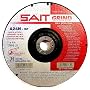 SAIT 20081 Type 27 7-Inch x 1/4-Inch x 7/8-Inch 8500 Max RPM Grade A24N Fast Depressed Center Grinding Wheel - 25 Pack