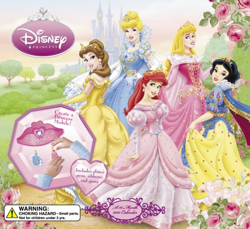 Disney Princess Create A Mobile 2010 Wall Calendar
