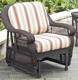 Montego Bay Single Person Glider in High Density Faux Wicker