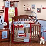 Engine 27 6 Piece Baby Crib Bedding Set by Nojo