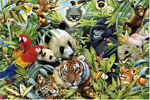 Childrens Toyshop  Toys : Jumbo Puzzle - Jungle Joy 1500 piece puzzle