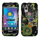 Rubberized Black Pink Orange Yellow Green Purple Colorful Flower Butterfly  ....