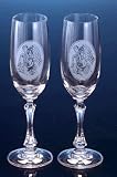 BRIDE/GROOM FLUTES 24% CRYSTAL BRIDE/GROOM FLUTES IN GIFT BOX