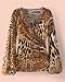 Leopard-print surplice tee Image