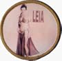 Star Wars - Princess Leia - Round PRINTED Sew-On Patch with Embroidered Edges
