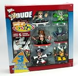 Teck Deck Dude Evolution 6 Figures + 3 Foil Packs of Trading Cards
