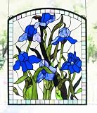 Meyda Tiffany Iris Window