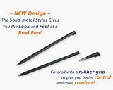 Sony Clie TG 50 Stylograph - Stylus Replacement - 2 in 1 Stylus Upgrade (Gray Rubber Grip)