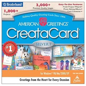 American Greetings CreataCard Silver 7 (Jewel Case) by Broderbund