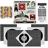 Scrapbook Customs Go Big Wrestling Themed Paper and Stickers Scrapbook Kit
