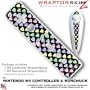 Nintendo Wii Remote Controller Skins - Pastel Hearts On Black WraptorSkinz TM Kit by TuneTattooz TM