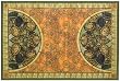 Laser Printed Split Bamboo Chrysanthemum 2' x 3' Veranda Rug