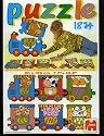 18 Piece Animals and Numbers Jigsaw Puzzle