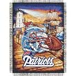 New England Patriots NFL Woven Tapestry Throw (Home Field Advantage) (48x60")"